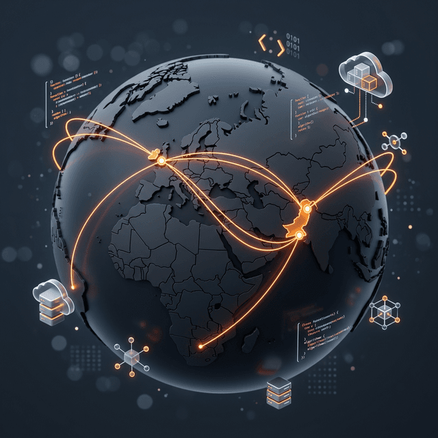 Global dual-hub engineering collaboration between Dublin and Islamabad